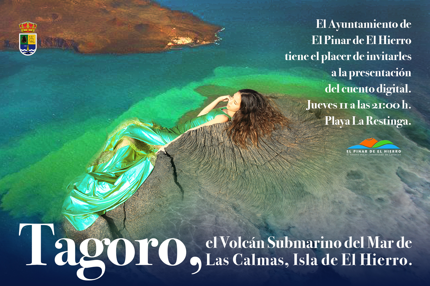 El Pinar diseña una aplicación informativa con un cuento sobre la erupción del volcán Tagoro